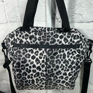 LeSportsac White Leopard Handbag🖤